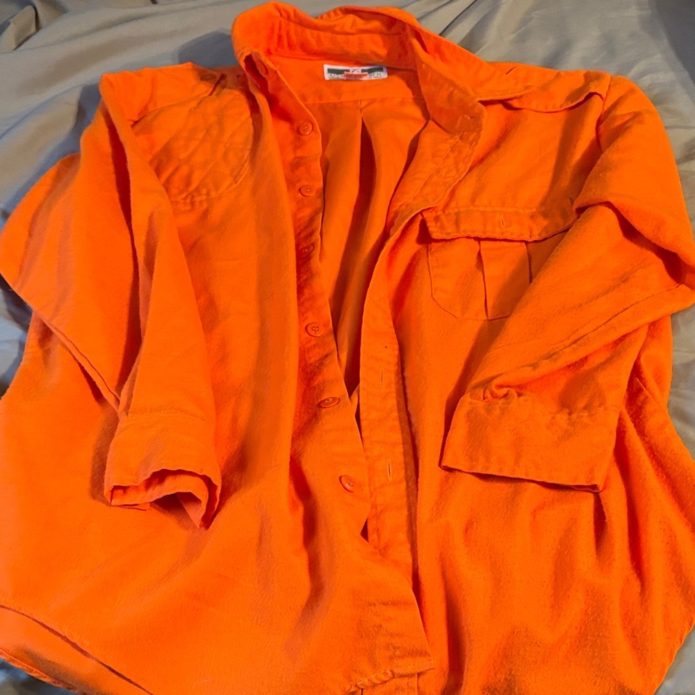Bright Orange Men's Shirt